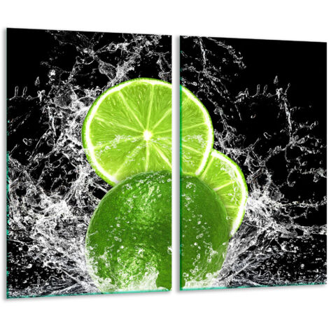 Tabla de corte de vidrio 2x 30x52 fruta