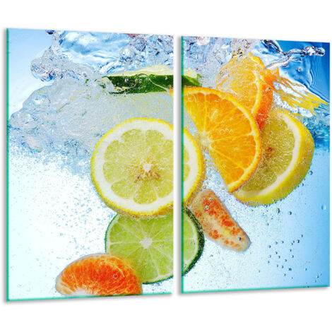 Tabla de corte de vidrio 2x 30x52 fruta