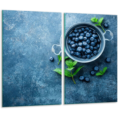Tabla de corte de vidrio 2x 30x52 fruta
