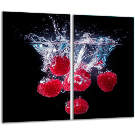 Tabla de corte de vidrio 2x 30x52 fruta
