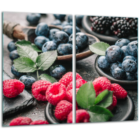Tabla de corte de vidrio 2x 30x52 fruta
