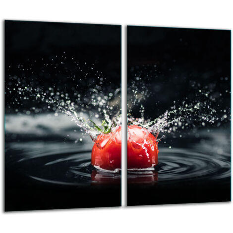 Tabla de corte de vidrio 2x 30x52 fruta