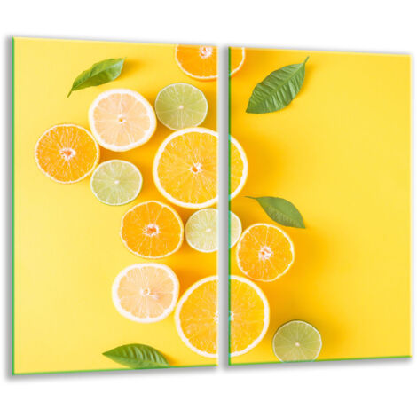 Tabla de corte de vidrio 2x 30x52 fruta