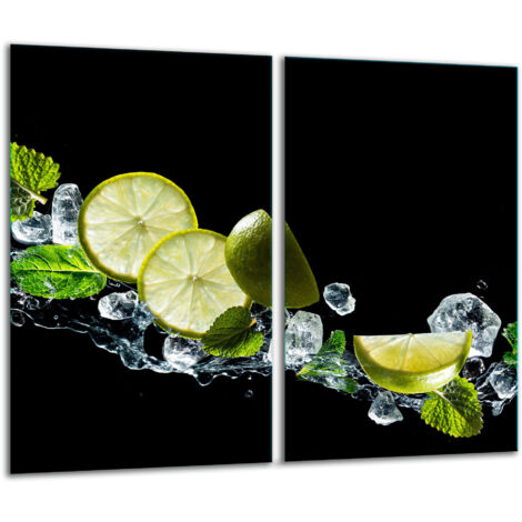 Tabla de corte de vidrio 2x 30x52 negro