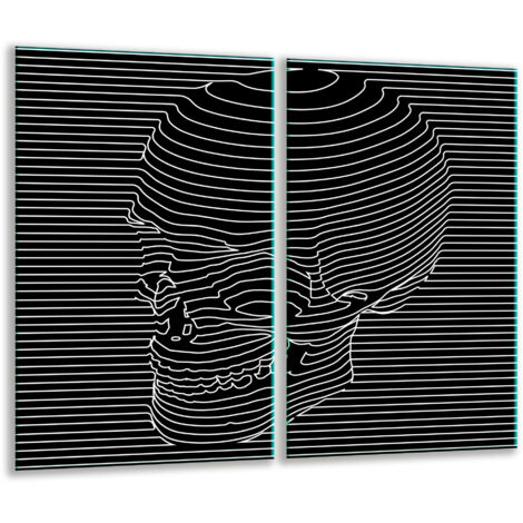 Tabla de corte de vidrio 2x 30x52 negro