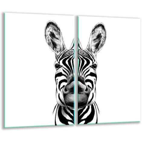 Tabla de corte de vidrio 2x 30x52 Zebra