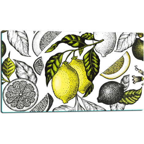 Tabla de corte de vidrio 52x30 fruta