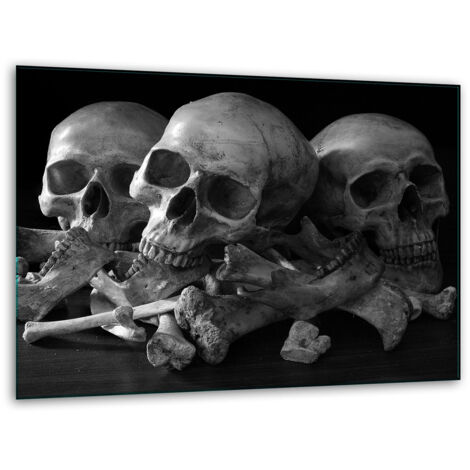 Tabla de corte de vidrio. Stand de calavera de 40x30