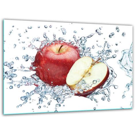 Tabla de corte de vidrio templado 30x22 fruta