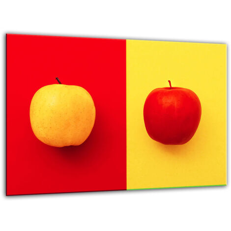 Tabla de corte de vidrio templado 30x22 fruta