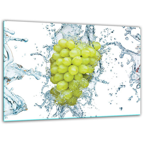 Tabla de corte de vidrio templado 30x22 fruta