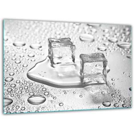 Tabla de corte de vidrio templado 30x22 hielo