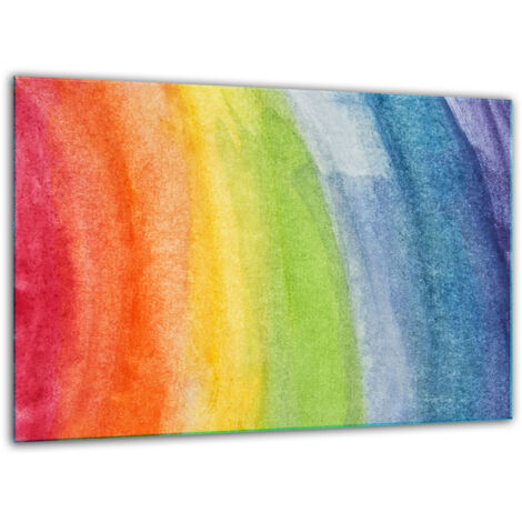 Tabla de corte de vidrio templado 30x22 Rainbow