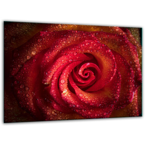 Tabla de corte de vidrio templado 30x22 rosa