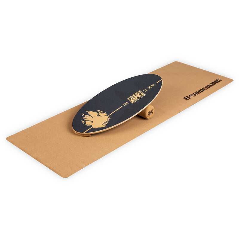

Tabla de equilibrio Indoorboard Allrounder + esterilla + rodillo de madera / corcho