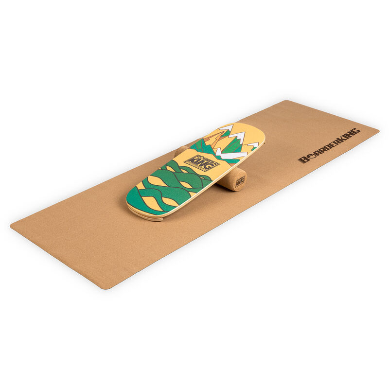 

Tabla de equilibrio interior Flow + Esterilla + Rollo madera / corcho