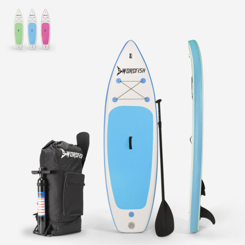 

Tabla de paddle surf hinchable para niños 260cm Bolina | Azul Marino