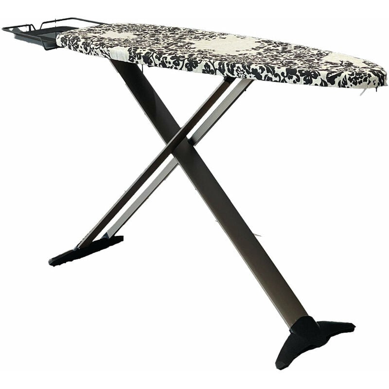 

Tabla de planchar plegable TIFFANY de aluminio 130x47 H93cm de alta calidad con plancha y reposa-vapor