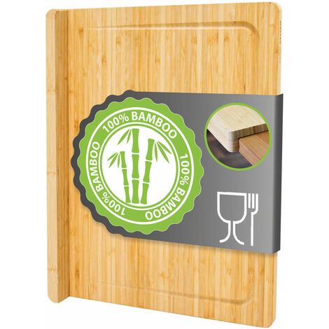 Tabla Encimera Madera Cocina - 44x34x2 Tabla Bambú Cocina Tabla Encimera Cortar