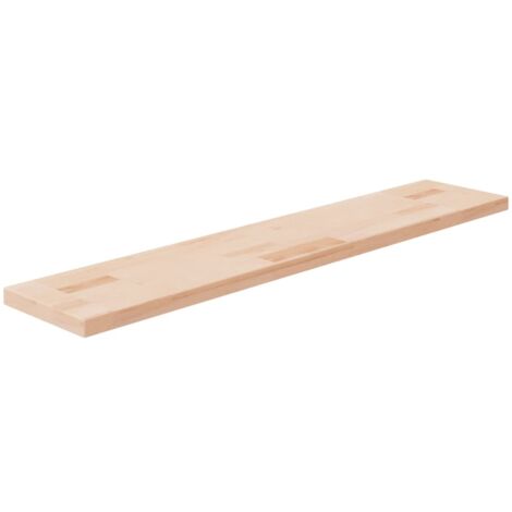 Tabla estantería madera maciza roble sin tratar 100x20x2,5 cm vidaXL