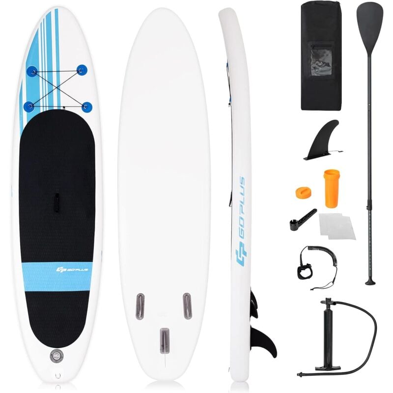 

Costway - Tabla Hinchable Paddle Surf 305 x 76 x15 Centímetros Sup Board Stand Up con Remo Bomba Bolsa de Transporte