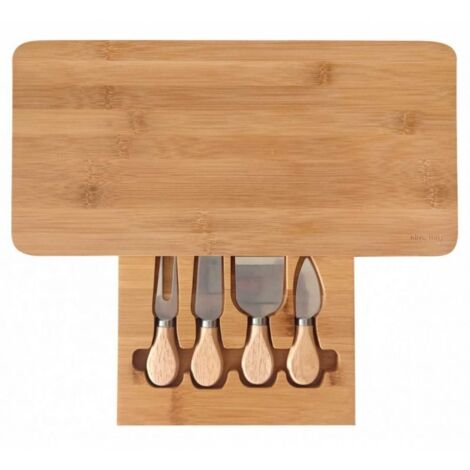 Tabla para cortar y servir queso con utensilios Kinghoff KH-1567