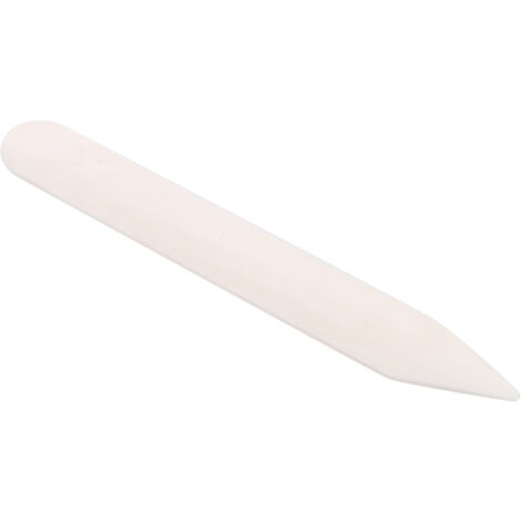 Tabla plegable de cuero genuino de hueso – 15 cm – Herramienta profesional para doblar, marcar y alisar en manualidades y encuadernación.