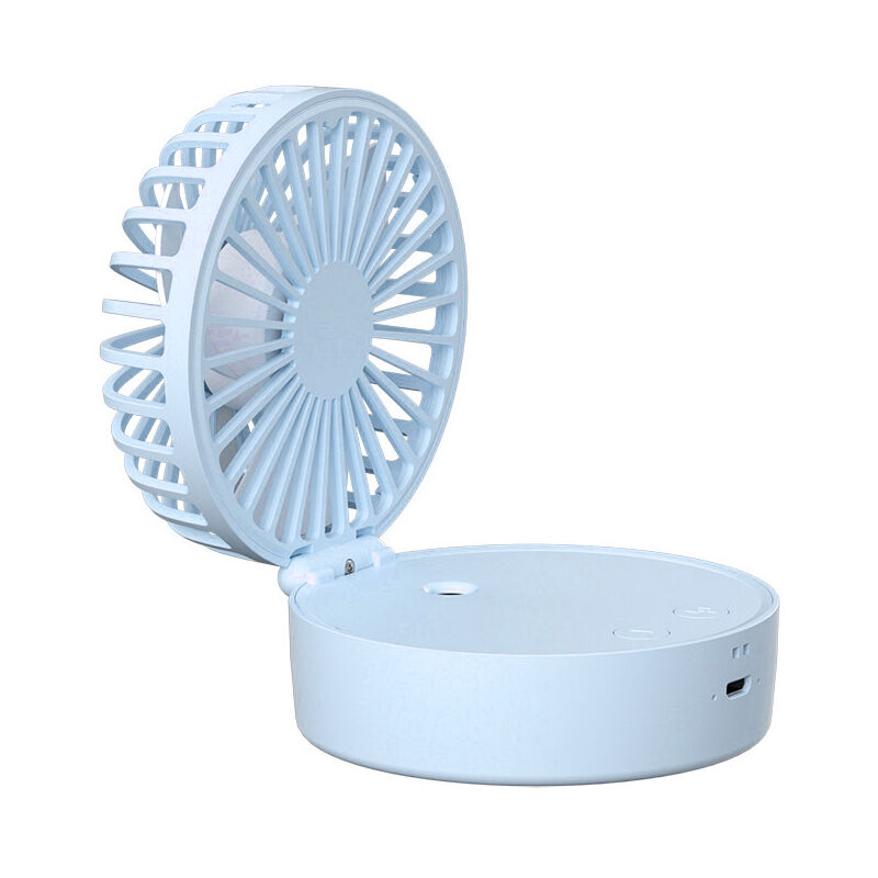 

Tabla ventilador de la bruma portatil con ajustable Modos de nebulizacion plegable mini ventilador del escritorio con 3 Ajuste de la velocidad del