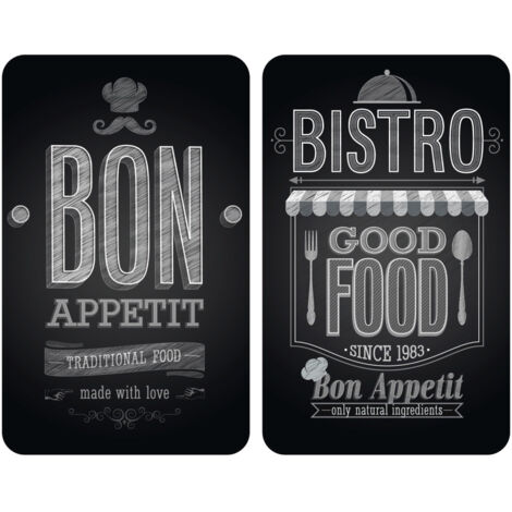 Tabla vidrio cocina 2u. apetit