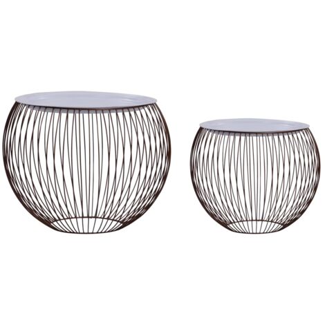 Tablas centrales de 2 pcs dorados