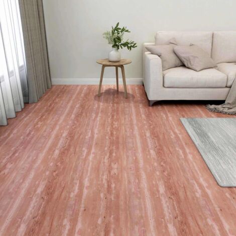 Tablas de Suelo 55 pcs Rojo 5,11 m² PVC