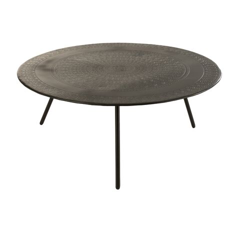 Table 3 pieds en métal noir Jasmin D 91 cm