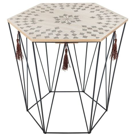 Table à café en métal Kumi Octo Etnik