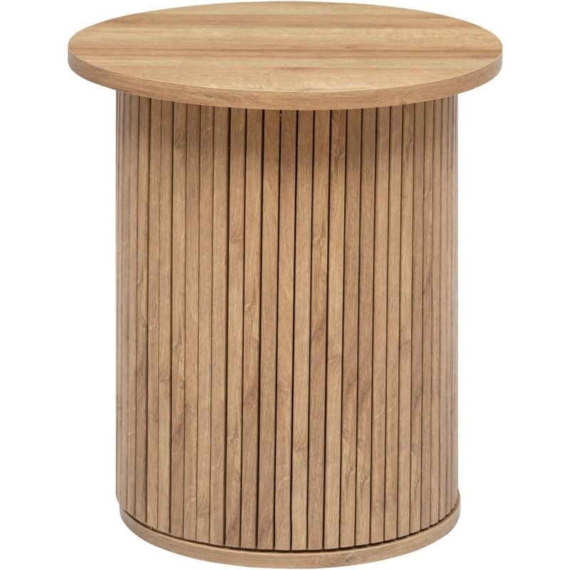 Atmosphera - Table à café Colva d 45 cm Beige
