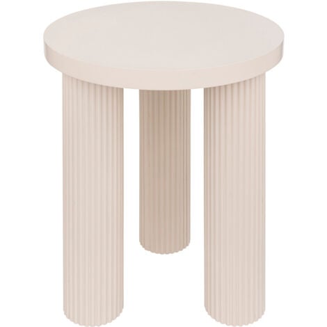 Table à café Tella beige D40cm - Atmosphera créateur d'intérieur