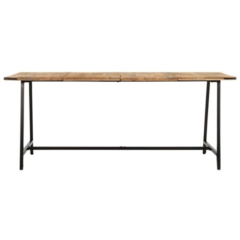 Table à dîne  Table de salle à mangerr 180x90x75 cm bois de manguier massif