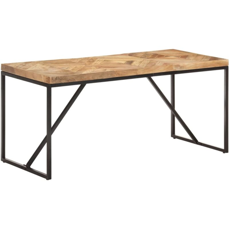 Vidaxl - Table à dîner 160x70x76 cm Bois massif d'acacia et de manguier