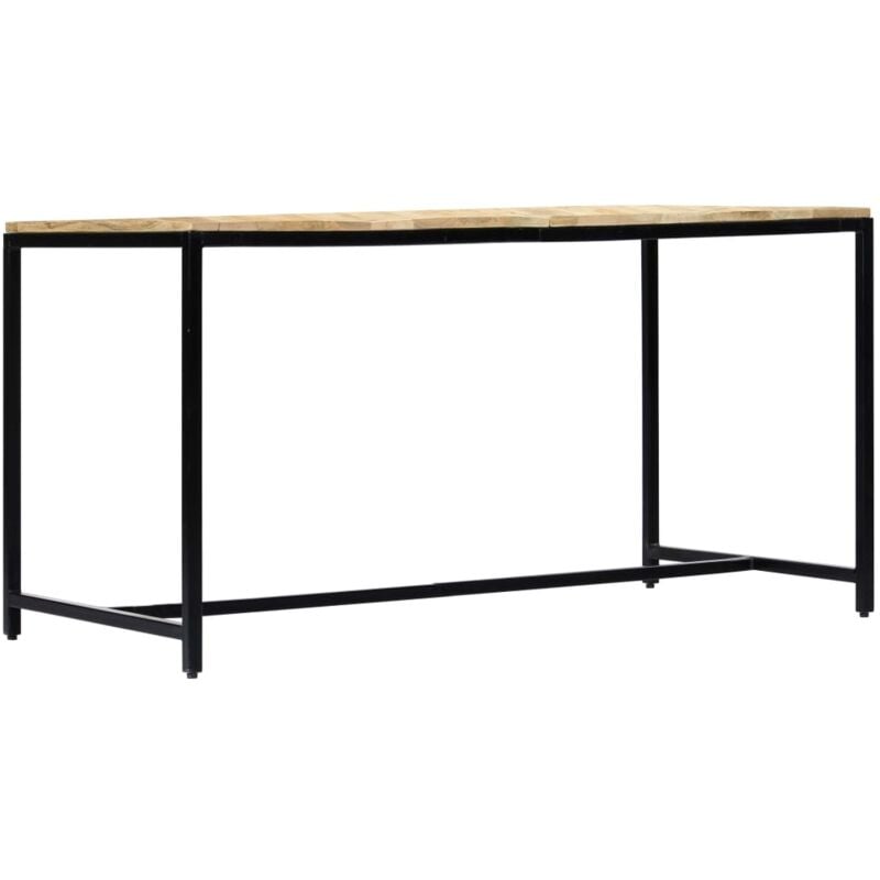 Vidaxl - Table à manger 140x70x75 cm Bois de manguier massif brut