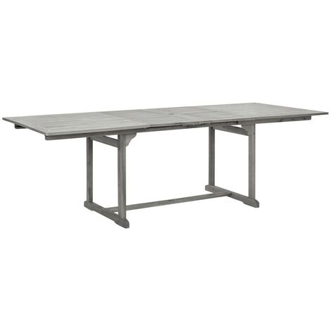 Table à dîner de jardin (160-240)x100x75 Bois d'acacia massif 2