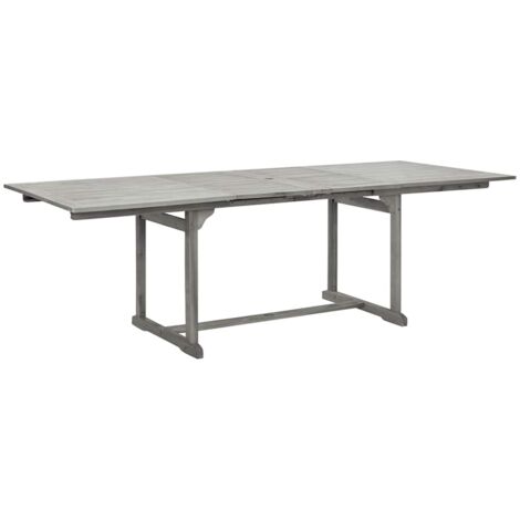 Table à dîner de jardin  Table d'extérieur (160-240)x100x75cm Bois d'acacia massif