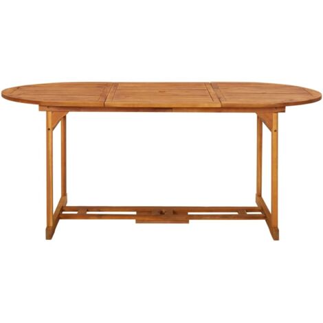 Table à dîner de jardin  Table d'extérieur 180x90x75 cm Bois d'acacia solide