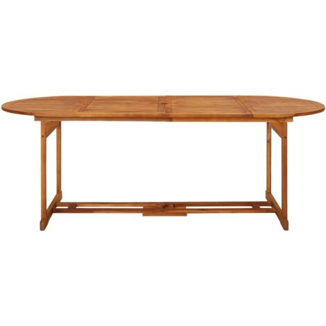 Table à dîner de jardin,Table d'extérieur 220x90x75 cm Bois d'acacia massif CFW34247
