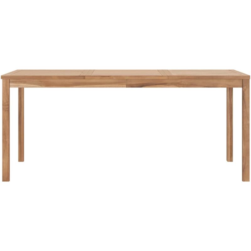 Vidaxl - Table à dîner de jardin 180x90x77 cm Bois de teck solide