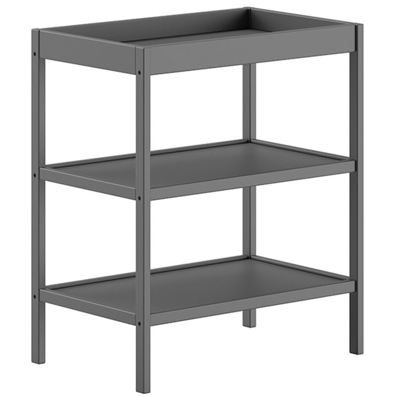 Vipack - Table à langer 79,4x49,8x95 cm en hêtre anthracite - kalsta Vipack - Table à langer 79,4x49,8x95 cm en hêtre anthracite - kalsta
