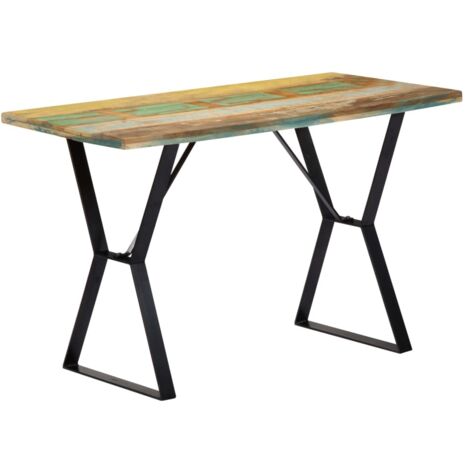 Table à manger 120x60x76 cm Bois de récupération massif vidaXL