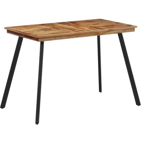 Table à manger 120x62x76 bois massif de teck