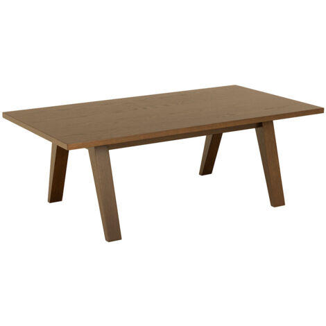 Table à manger 130x70x45 cm décor chêne brun - RUFUS