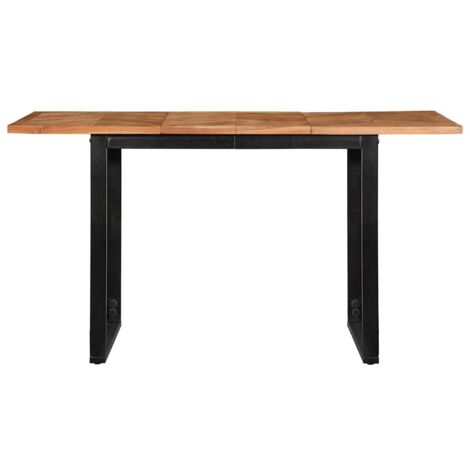 Table à manger 140x70x75 cm bois massif d'acacia CFW624631