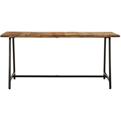 Table à manger 160x80x75 cm bois de manguier massif CFW677745