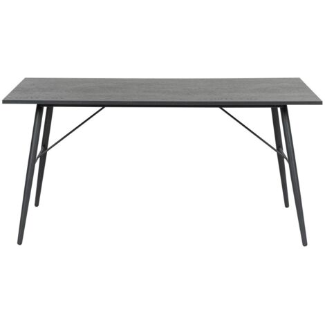 Table à manger 160x90x75 cm noir - SAMBI